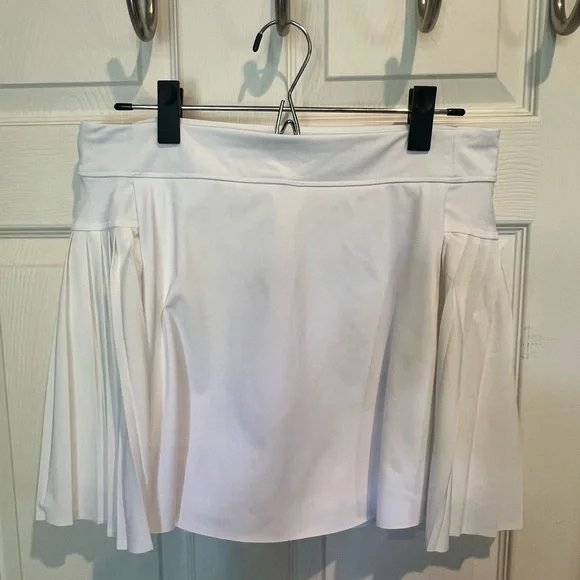 Athleta White Advantage Tennis Mini Skirt Pleated - Picture 7 of 7